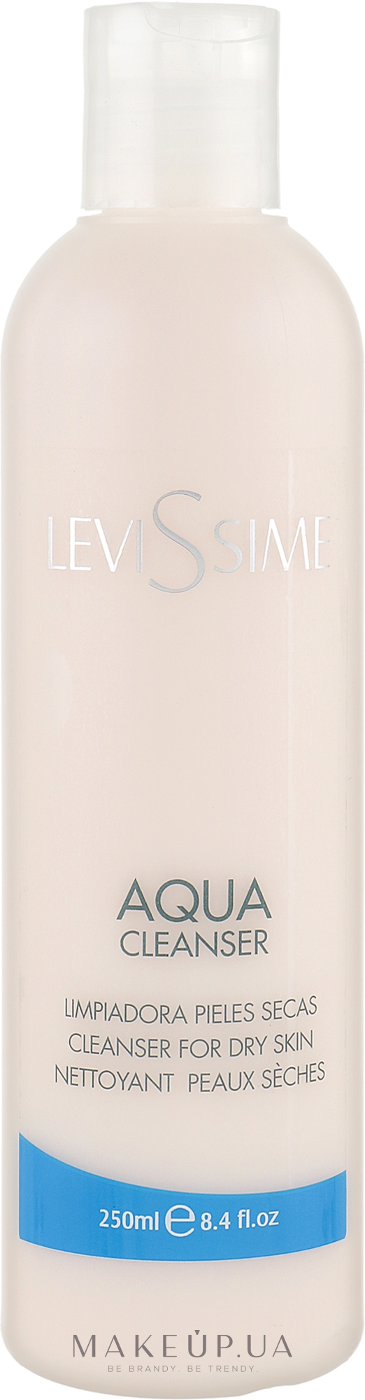 Крем для зняття макіяжу й очищення шкіри - LeviSsime Aqua Cleanser — фото 250ml