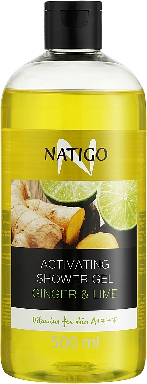 Освежающий гель для душа "Имбирь с лаймом" - Natigo Activating Shower Gel Ginger & Lime — фото N2