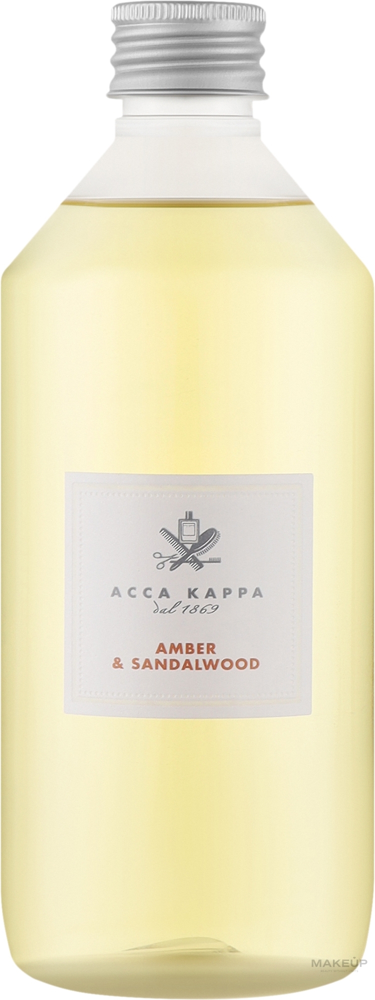 Ароматизатор для дома "Амбра и сандаловое дерево" - Acca Kappa Amber & Sandalwood Home Diffuser (refill) — фото 500ml