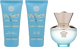 Versace Dylan Turquoise pour Femme - Набір (edt/50ml + b/gel/50ml + sh/gel/50ml) — фото N2