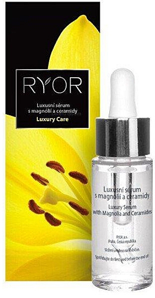 Розкішна сироватка з магнолією й керамідами - Ryor Luxury Serum With Magnolia And Ceramides — фото N1