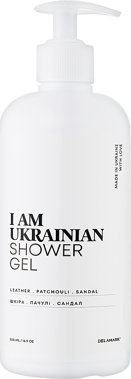 Гель для душу з ароматом сандалу та пачулів - I Am Ukrainian Shower Gel — фото N1