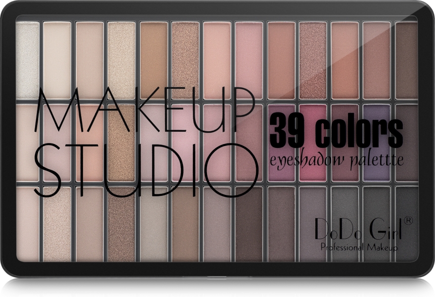 Палетка для макияжа глаз - DoDo Girl MakeUp Studio 39 Colors Eyeshadow Palette — фото N2