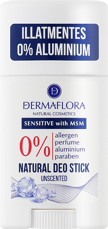 Дезодорант-стік "Для чутливої шкіри" - Dermaflora Natural Deo Stick Sensitive With MSM — фото N1