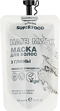 Парфумерія, косметика Маска для волосся "3 глини" - Cafe Mimi Super Food