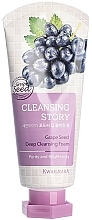 Пінка для вмивання з екстрактом виноградної кісточки - Welcos Cleansing Story Foam Grape Seed — фото N1