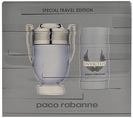 Paco Rabanne Invictus - Набір (edt/100ml + deo/75ml) — фото N1