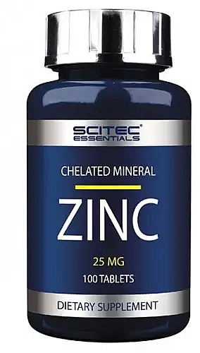 Диетическая добавка - Scitec Nutrition Chelated Mineral Zinc 25 mg — фото N1