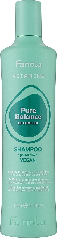 Очищувальний і балансувальний шампунь - Fanola Vitamins Pure Balance Shampoo — фото N1