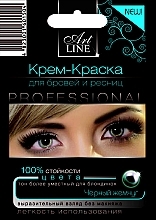 Духи, Парфюмерия, косметика УЦЕНКА Крем-краска для бровей и ресниц - Art Line Professional *