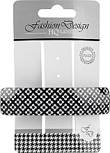 Заколка-автомат для волосся "Fashion Design", 28540, чорна - Top Choice Fashion Design HQ Line — фото N1