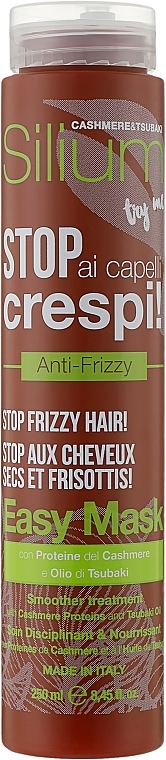 Маска для волос - Silium Anti-Frizz Hair Cashmere Proteins & Tsubaki Oil Easy Mask — фото N1