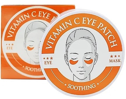 Патчі для очей з вітаміном С - Fruit Of The Wokali Vitamin C Soothing Eye Patch — фото N1