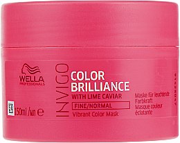 Маска для фарбованого, нормального та тонкого волосся - Wella Professionals Invigo Color Brilliance Vibrant Color Mask — фото N4