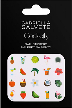 Наклейки для дизайну нігтів - Gabriella Salvete Cocktails Nail Stickers — фото N1