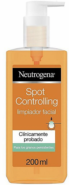 Сіворотка для лица - Neutrogena Facial Cleansing Gel Neutrogena Spot Controlling — фото N1