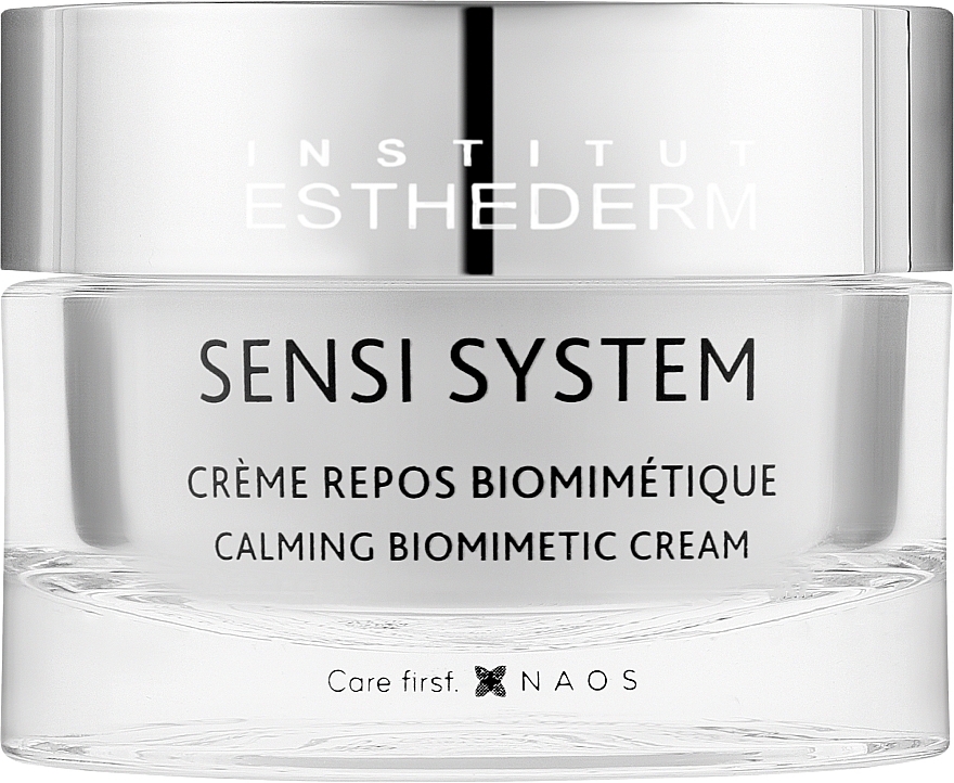 Заспокійливий біоміметичний крем для обличчя - Institut Esthederm Sensi System Calming Biomimetic Cream — фото N1