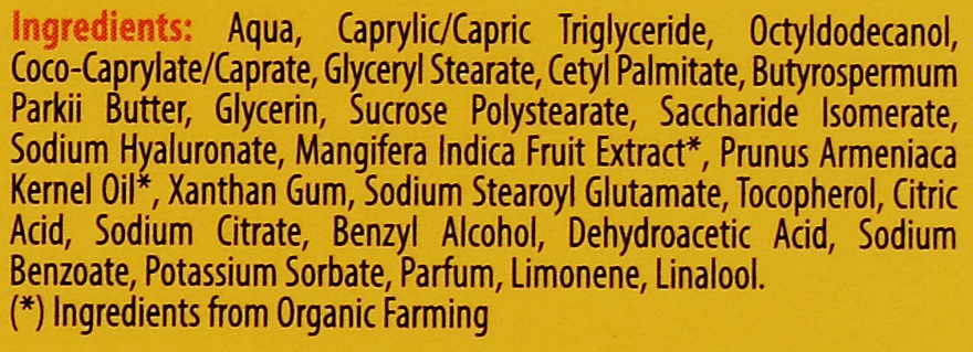 Крем для обличчя "Абрикоса й манго" - Organic Shop Face Cream — фото N3