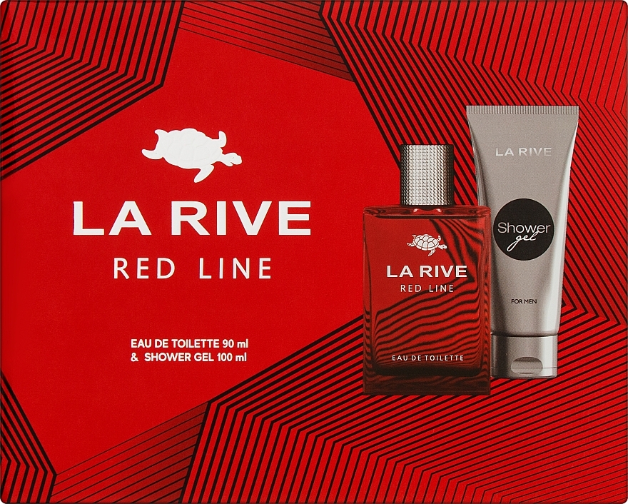 La Rive Red Line - Набір (edt/90ml + sh/gel/100ml) — фото N1
