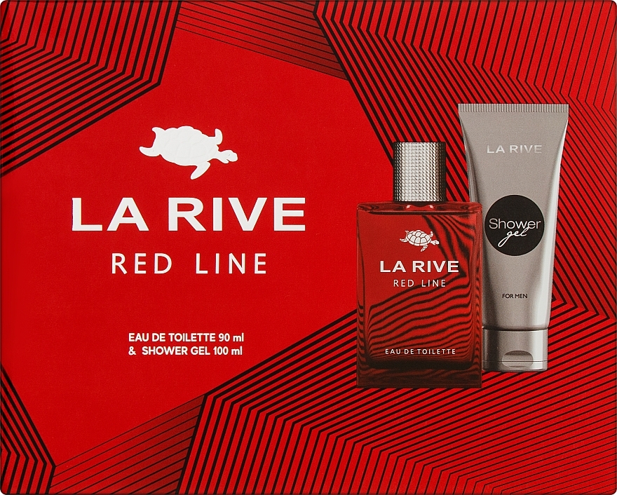 La Rive Red Line - Набор (edt/90ml + sh/gel/100ml) — фото N1