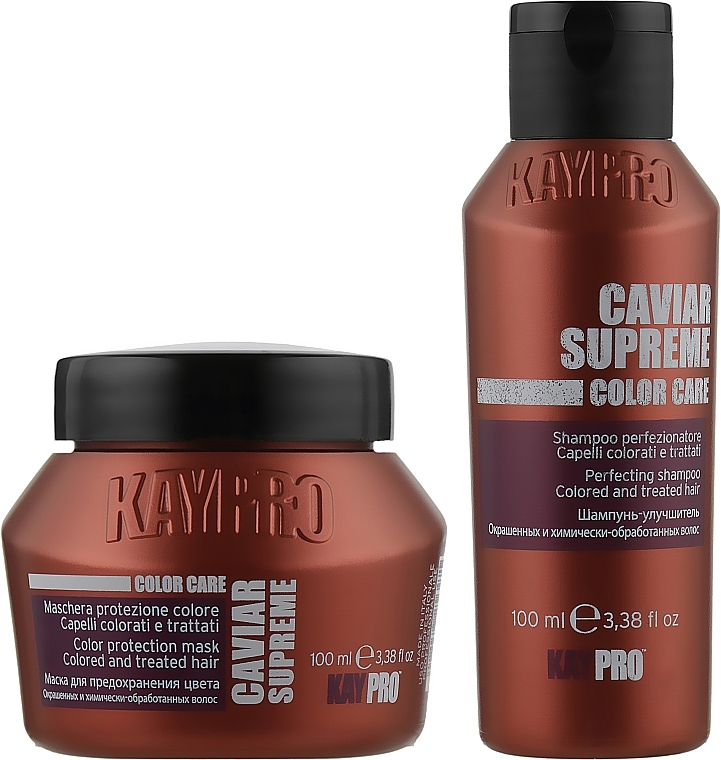 УЦЕНКА Набор - KayPro Special Care Caviar Supreme (shmp/100ml + h/mask/100ml) * — фото N2