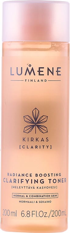 Вода для очищения "Придающая синие" - Lumene Kirkas Radiance-Boosting Complexion Water