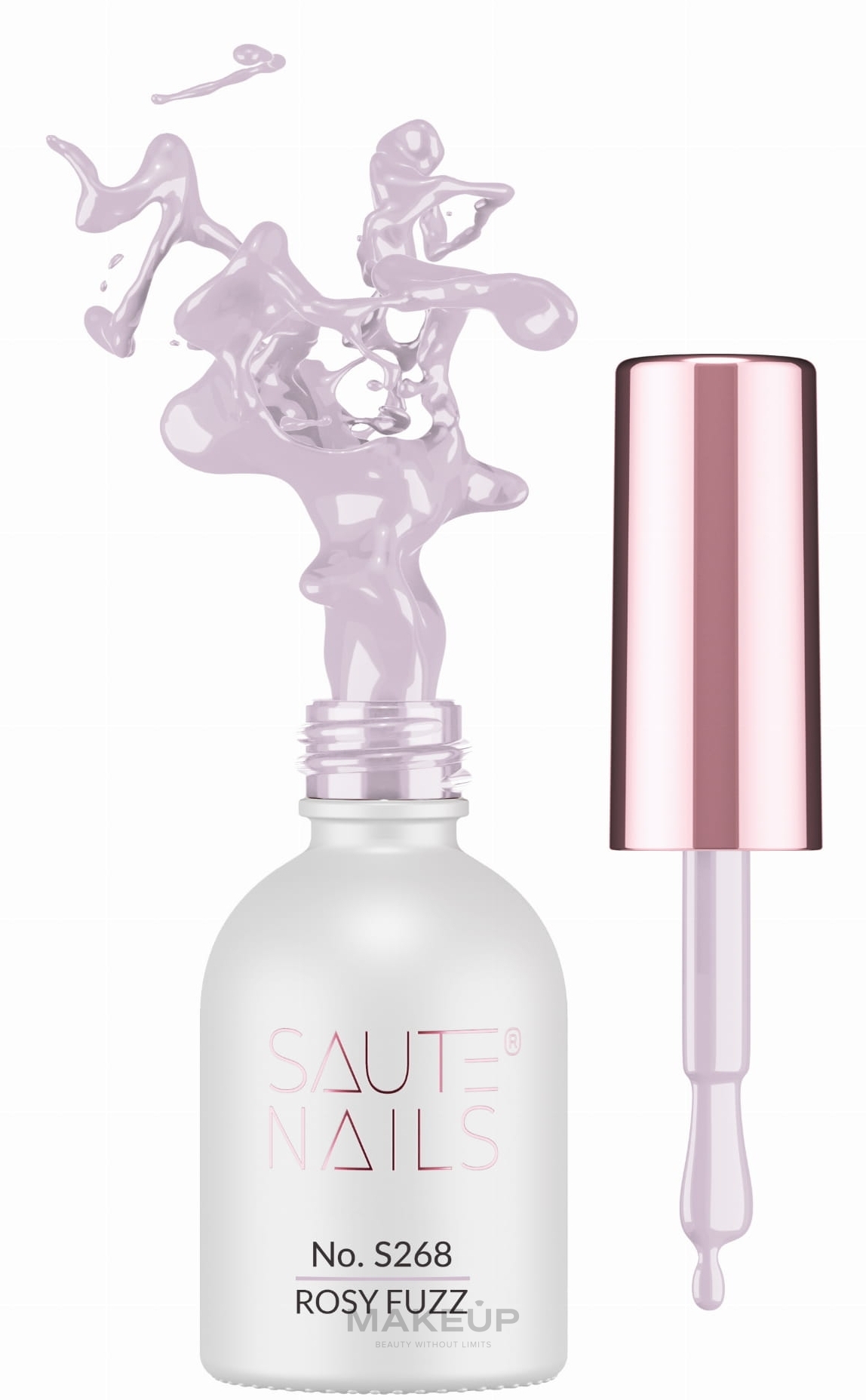 Гібридний лак для нігтів - Saute Nails Spring Fuzz — фото S268 - Rosy Fuzz