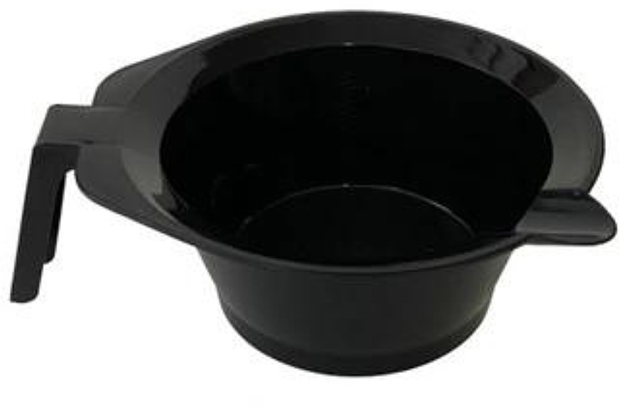 Миска для краски с ручкой, 260 мл, черная - Ronney Professional Tinting Bowl With Rubber RA 00168 — фото N1