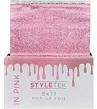 Парфумерія, косметика Фольга для волосся з легким вийманням окремих аркушів, рожева - StyleTek
