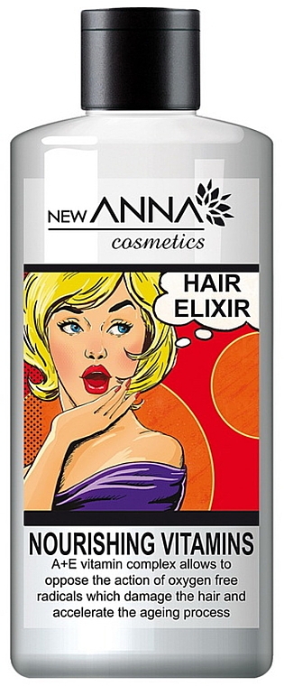 Эликсир для волос "Питательный" с витаминами - New Anna Cosmetics Hair Elixir Nourishing Vitamins — фото N1