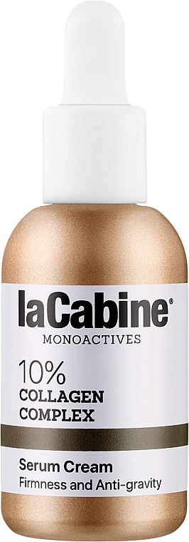 Крем-сироватка для зволоження та пружності зрілої шкіри обличчя - La Cabine 10% Collagen Complex 2 in 1 Serum Cream