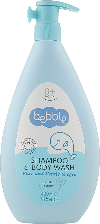 Дитячий шампунь для волосся і тіла "Лаванда" - Bebble — фото N3