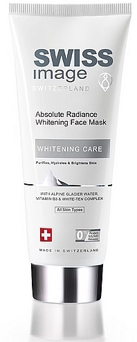 Маска для обличчя - Swiss Image Whitening Care Absolute Radiance Whitening Face Mask — фото N1