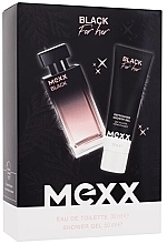 Духи, Парфюмерия, косметика Mexx Black Woman - Набор (edt/30ml + sh/gel/50ml)