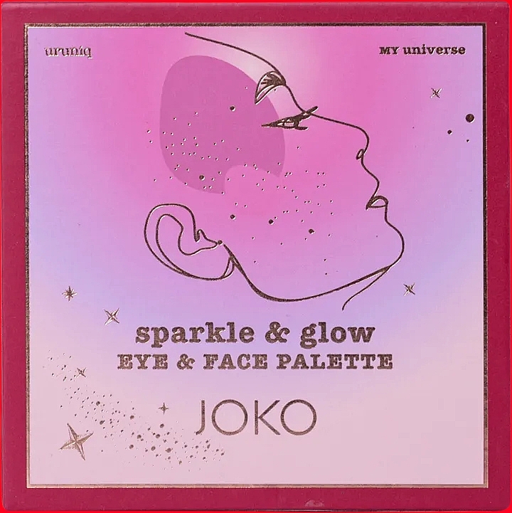 Палетка для макияжа - Joko My Universe Sparkle&Glow Eye&Face Palette — фото N2
