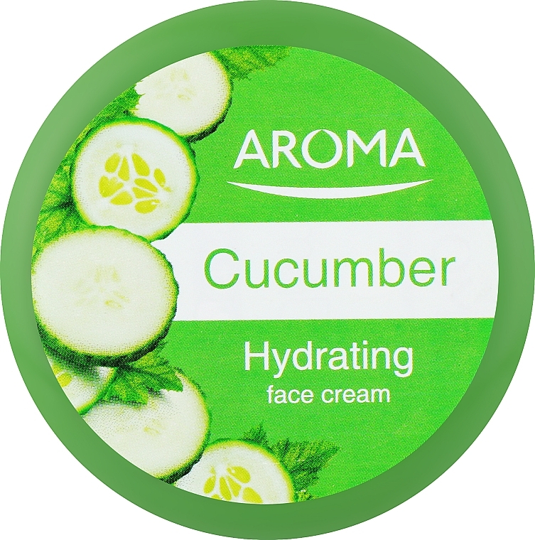 Зволожувальний крем для обличчя з огірком - Aroma Hydrating Cucumber Face Cream — фото N1