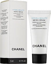 Увлажняющая сыворотка для лица - Chanel Hydra Beauty Micro Serum Intense Replenishing Hydration (пробник) — фото N2