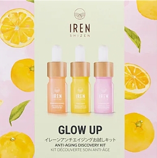 Набор - Iren Shizen Glow Up Anti-Aging Discovery Kit (serum/3*5ml) — фото N1