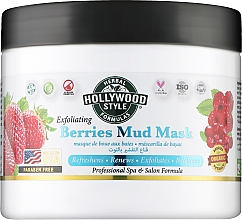 Відлущувальна грязьова маска з ягодами - Hollywood Style Exfoliating Berries Mud Mask — фото N1