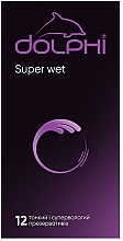 Презервативи супертонкі у силіконовому змащувачі - Dolphi Super Wet — фото N2