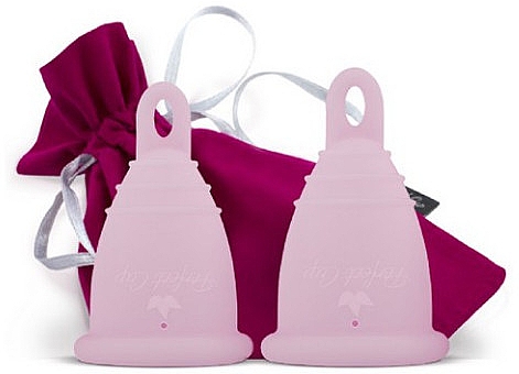 Набір менструальних чаш без картонної упаковки, рожеві, розмір S-M - Perfect Cup Zero Waste — фото N1