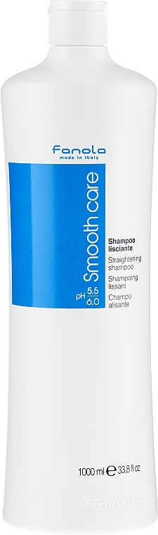 Шампунь з олією бавовни для неслухняного волосся - Fanola Straightening Shampoo — фото N3