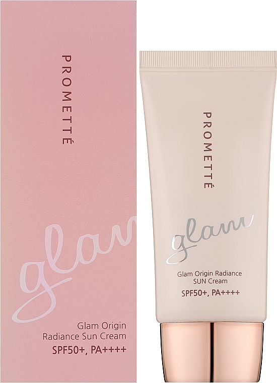 УЦЕНКА Солнцезащитный крем для лица - Enough Promette Glam Origin Radiance Sun Cream SPF50+ PA++++ * — фото N2