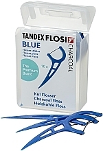 Флосер із вуглецевою ниткою, синій - Tandex Flosi Floser With Blue Carbon Thread — фото N2