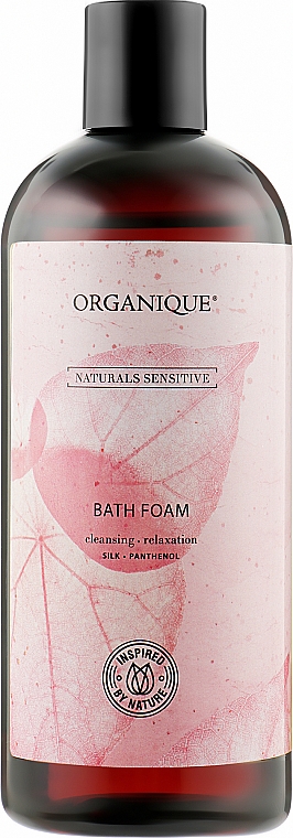 Піна для ванни "Шовк і пантенол" - Organique Naturals Sensitive Bath Foam — фото N1