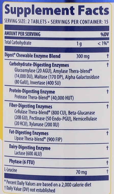 Пищевая добавка "Ферменты для пищеварения" - Enzymedica Digest Complete Orange — фото N3