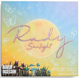 Палетка хайлайтерів для обличчя - Makeup Obsession X Rady Moonlight/Sunlight Highlighter Palette — фото N5