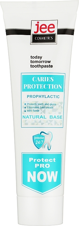 Профілактична зубна паста "Захист від карієсу" - Jee Cosmetics Caries Protection — фото N1