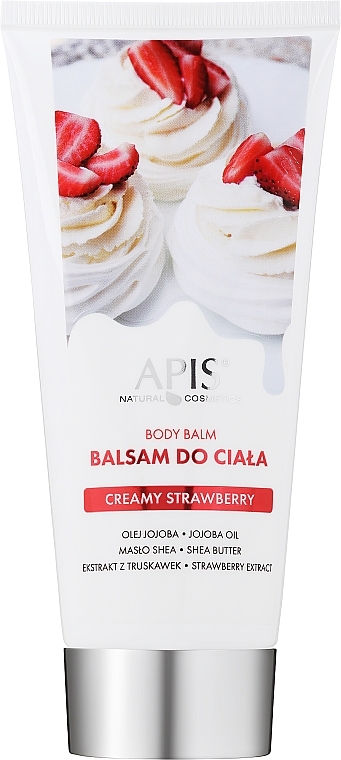 Бальзам для тела - Apis Creamy Strawberry Body Balm — фото N1