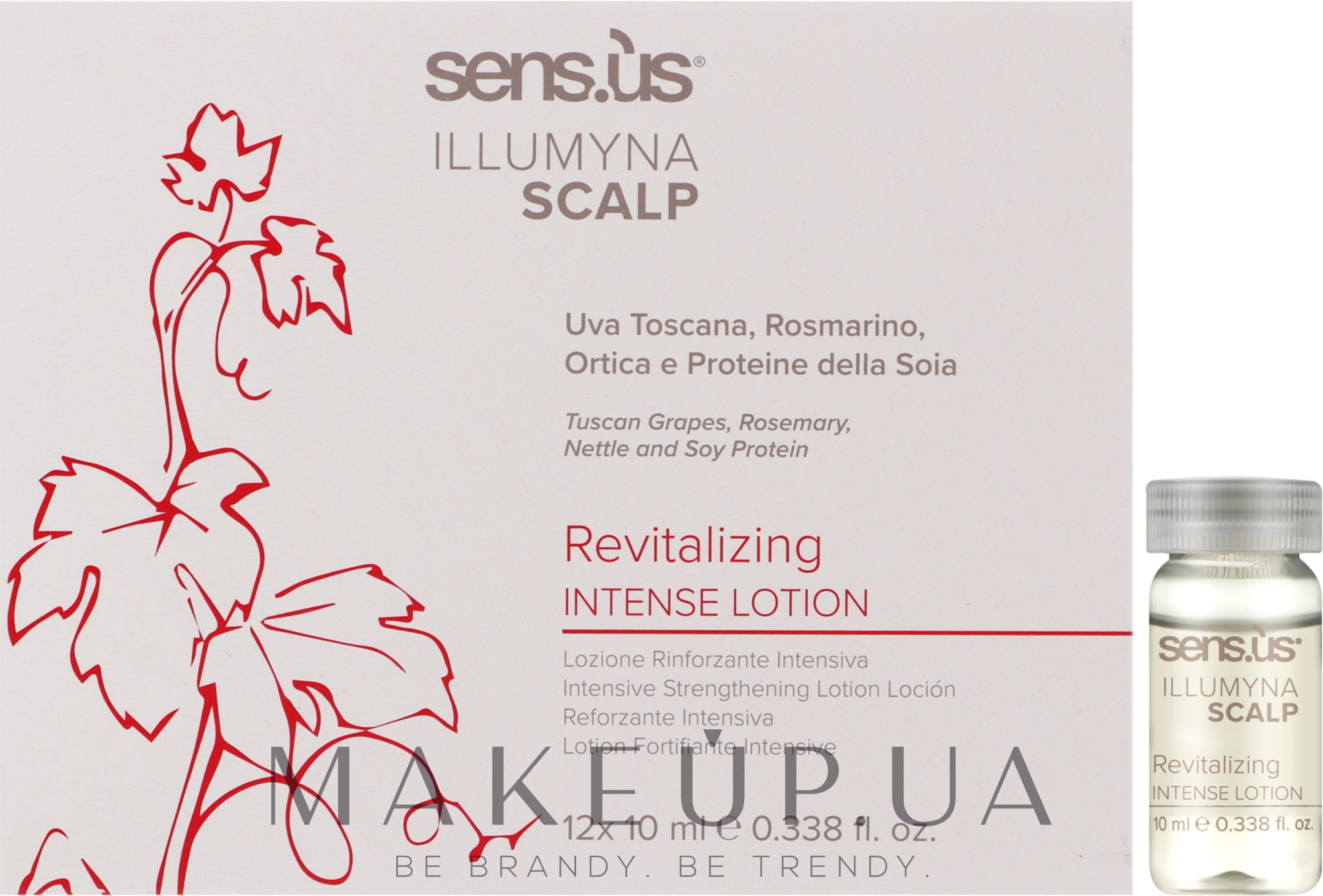 Інтенсивний зміцнювальний лосьйон - Sensus Illumyna Scalp Revitalizing Intense Lotion — фото 12x10ml